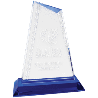 Small Crystal Peak with Blue Base