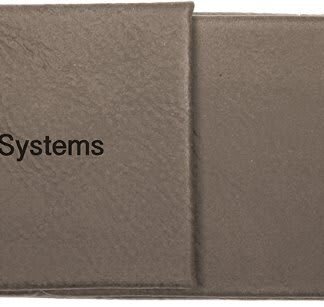 Gray Leatherette Double Pen/Pencil Case