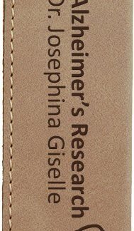 Light Brown Leatherette Single Pen Sleeve
