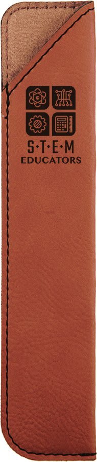 Rawhide Leatherette Single Pen Sleeve