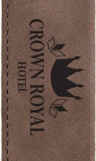 Gray Leatherette Single Pen Sleeve