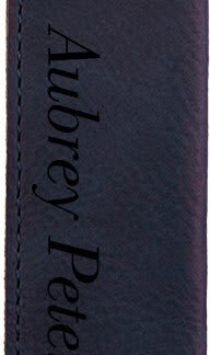 Blue Leatherette Single Pen Sleeve