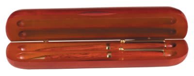 Rosewood Finish Double Pen Case (Case Only)