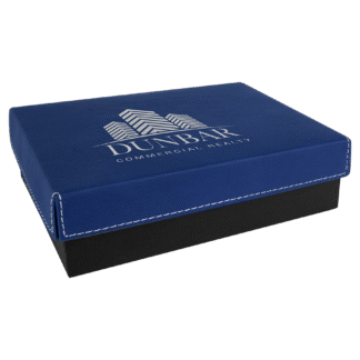 Blue/Silver Leatherette Gift Box