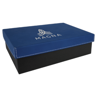 Blue/Silver Leatherette Gift Box
