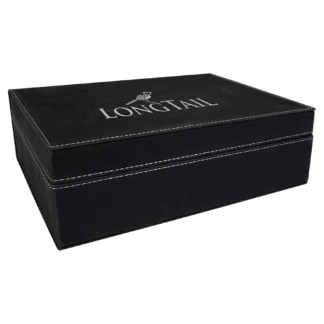 Black/Silver Leatherette Gift Box