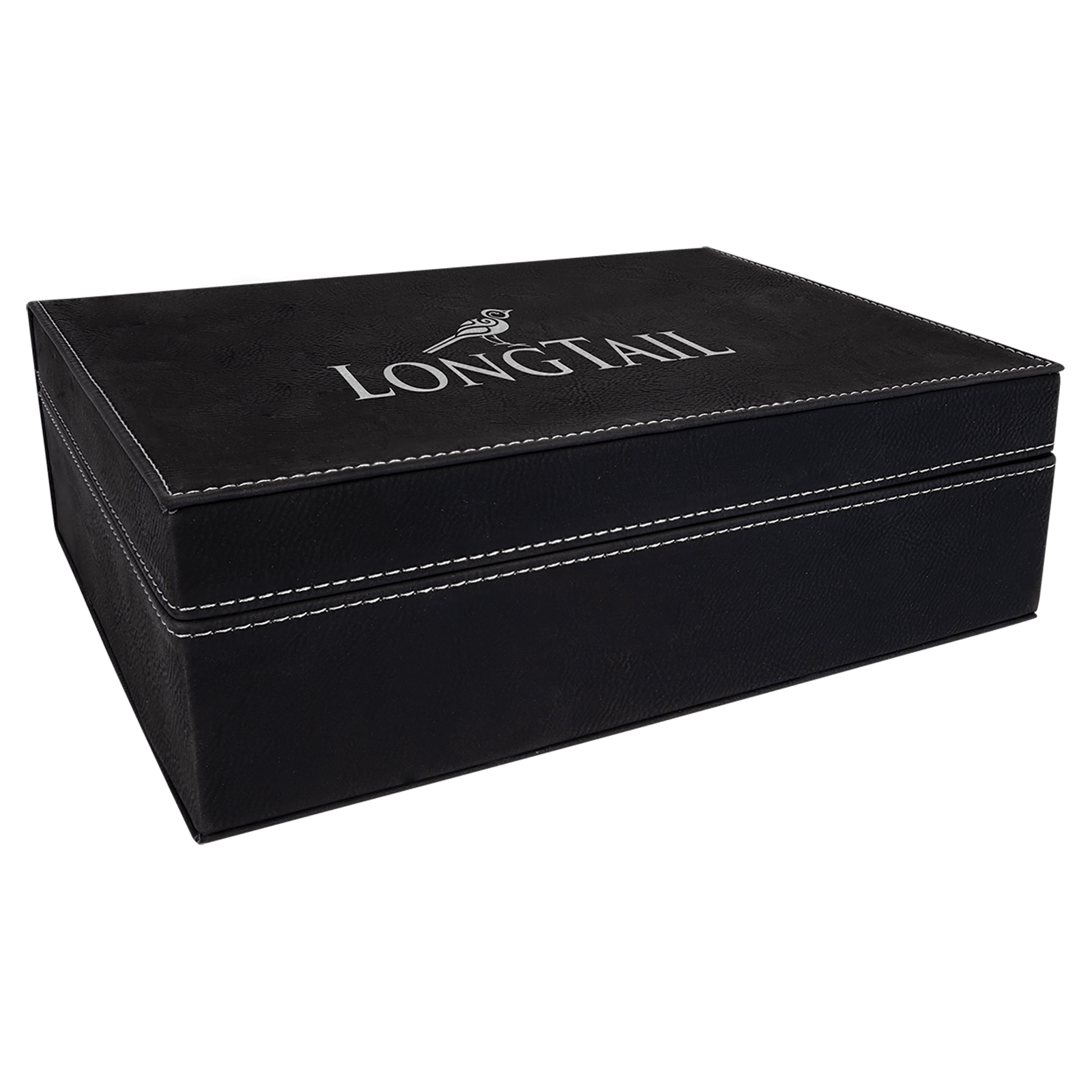 Black/Silver Leatherette Gift Box