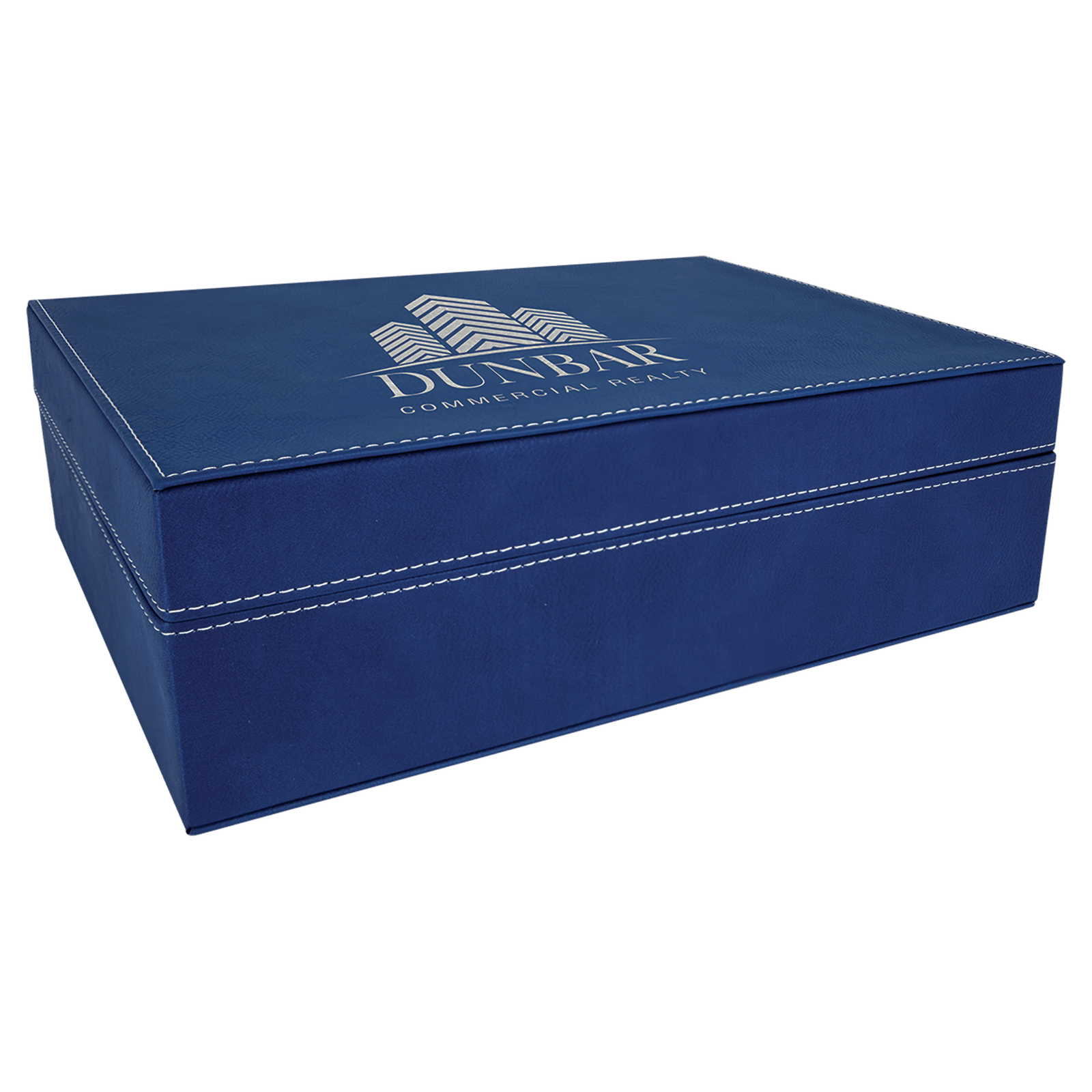 Blue/Silver Leatherette Gift Box