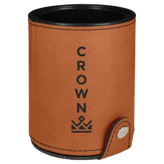 Rawhide Leatherette Dice Cup Set