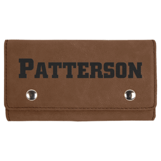 Dark Brown Leatherette Card and Dice Sets