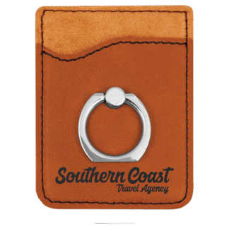 Rawhide Leatherette Phone Wallet with Ring