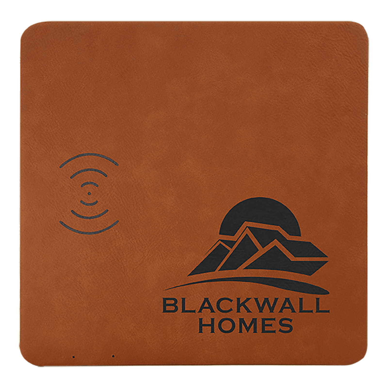 Rawhide Leatherette Charging Mat with USB Charging Cord