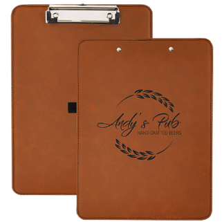 Rawhide Laserable Leatherette Clip Boards