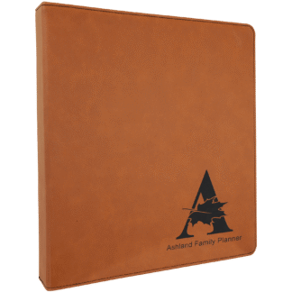 Rawhide Laserable Leatherette 3 Ring Binder with 1" Slant D Rings