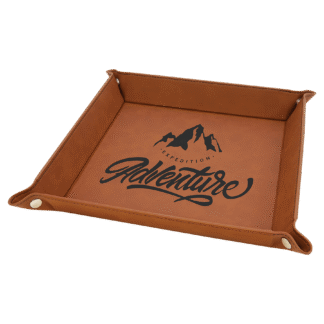 Rawhide Leatherette Snap Up Tray