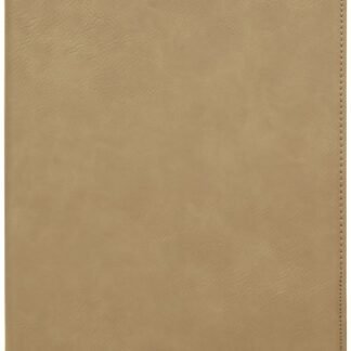 Light Brown Leatherette Portfolio
