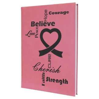 Pink Leatherette Journal