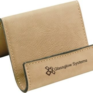 Light Brown Leatherette Holder/Easel