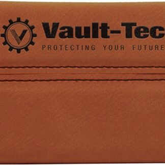 Rawhide Leatherette Hard Business Card Case with Magnetic Closure