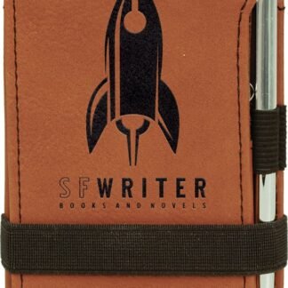 Rawhide Leatherette Mini Notepad with Pen