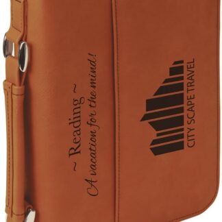 Rawhide Leatherette Book/Bible Cover with Zipper