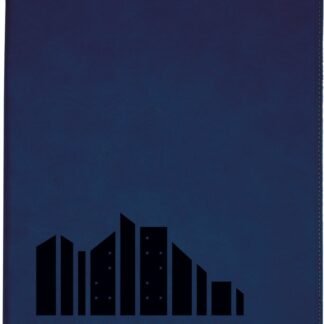 Blue Leatherette Portfolio