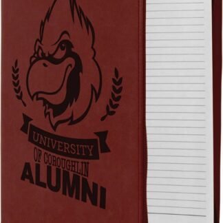 Rose Leatherette Portfolio with Zipper