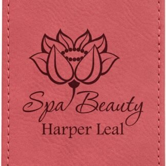 Pink Leatherette Manicure Set