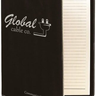 Black/Silver Leatherette Portfolio