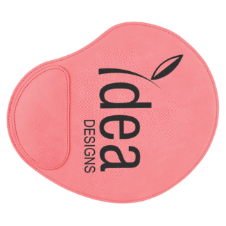 Pink Leatherette Mouse Pad