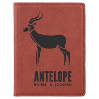 Rose Leatherette Passport Holder