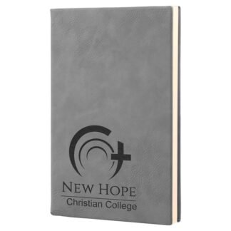 Gray Leatherette Journal