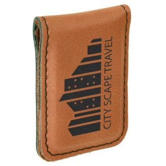 Rawhide Leatherette Money Clip
