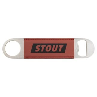 Rose Leatherette Bottle Opener