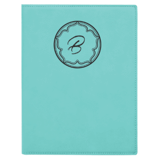 Teal Leatherette Portfolio