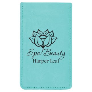 Teal Leatherette Manicure Set