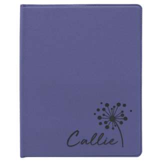 Purple Leatherette Portfolio