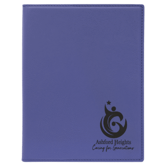 Purple Leatherette Portfolio