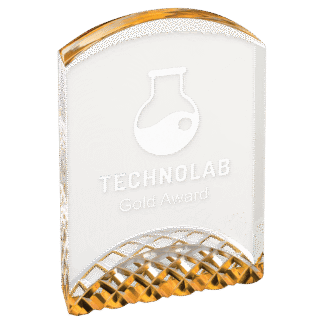 5" Gold Horizon Acrylic