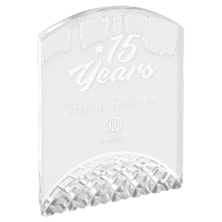 7" Silver Horizon Acrylic