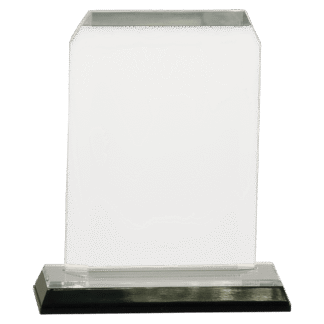 Silver Clipped Corners Impress Acrylic