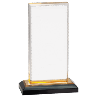 8" Gold Beveled Impress Acrylic with Base