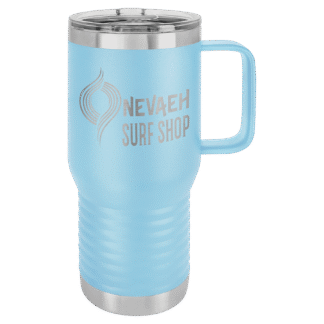 Light Blue Polar Camel 20 oz. Travel Mug with Slider Lid