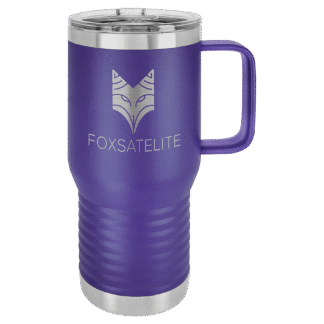 Purple Polar Camel 20 oz. Travel Mug with Slider Lid