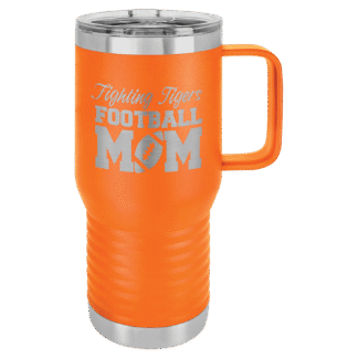 Orange Polar Camel 20 oz. Travel Mug with Slider Lid
