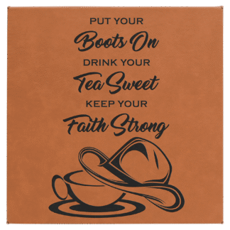 Rawhide Leatherette Wall Decor/Signage