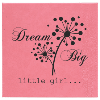 Pink Leatherette Wall Decor/Signage