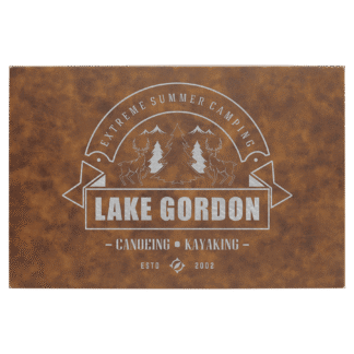 Rustic/Silver Leatherette Wall Decor/Signage