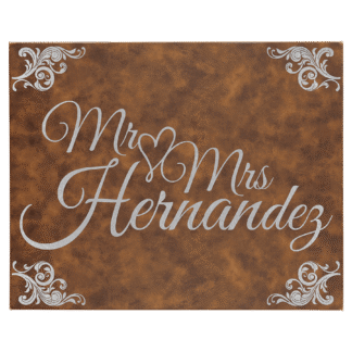 Rustic/Silver Leatherette Wall Decor/Signage