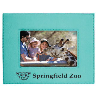 Teal Leatherette Photo Frame